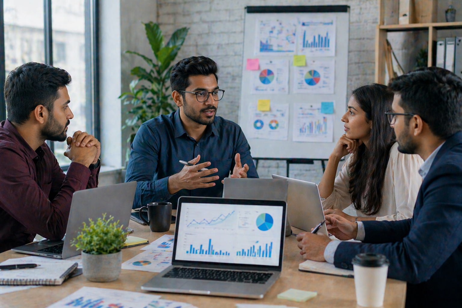 business marketing team discussion