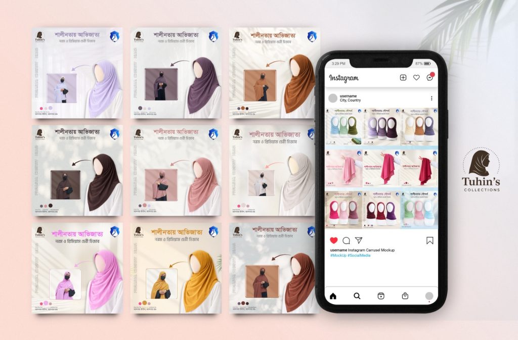 Hijab Fashion Brand Social Media Design
